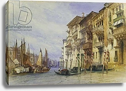 Постер Калло Вильям Palaces Near the Entrance of the Grand Canal, Venice, 1898
