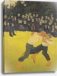 Постер Серюзье Поль The Wrestling Bretons, c.1893