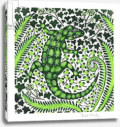 Постер Морли Нэт (совр) Green Gecko, 2002