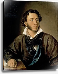 Постер Тропинин Василий Portrait of Alexander Pushkin