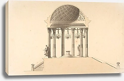 Постер Матье Пьер Design for a Section of a Domed Corinthian Temple
