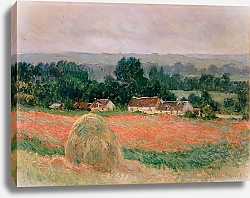 Постер Моне Клод (Claude Monet) Стог сена в Живерни