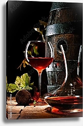 Постер Красное вино