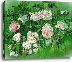 Постер Ван Гог Винсент (Vincent Van Gogh) Натюрморт: розовые розы
