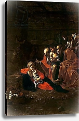 Постер Караваджо (Caravaggio) Adoration of the Shepherds 3