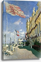 Постер Моне Клод (Claude Monet) The Hotel des Roches Noires at Trouville, 1870