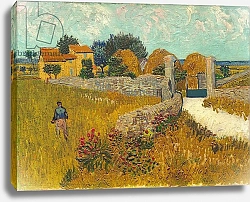 Постер Ван Гог Винсент (Vincent Van Gogh) Farmhouse in Provence, 1888