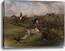 Постер Олкен Генри (охота) The Grand Leicestershire Steeplechase, March 12th, 1829: A Rich Scene and Such as No Other Country Can Exhibit