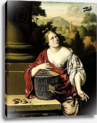 Постер Миерис Вильям Portrait of a Woman, 1687