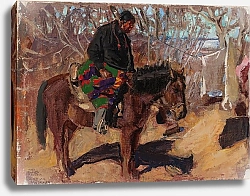 Постер Калела Гэллен Indian On Horseback