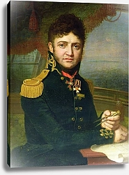 Постер Боровиковский Владимир Portrait of Yuri F. Lisyansky, 1810