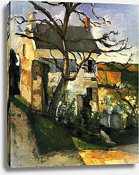 Постер Сезанн Поль (Paul Cezanne) Дом и дерево