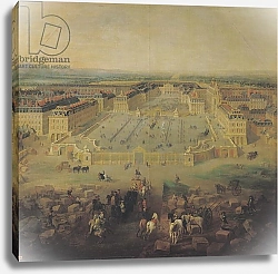 Постер Мартин Пьер The Chateau de Versailles and the Place d'Armes, 1722