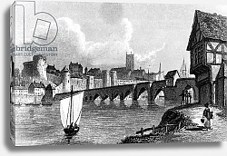Постер Весталл Уильям (грав) Castle and City of Limerick, engraved by E. Finden, 1829