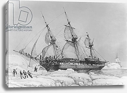 Постер Майер Август The Astrolabe in Pack-Ice, 9th February, 1838