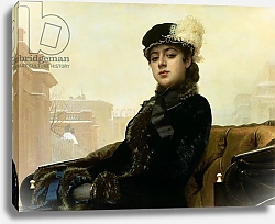 Постер Крамской Иван Portrait of an Unknown Woman, 1883