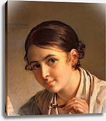 Постер Тропинин Василий The Lacemaker, 1823 2