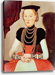 Постер Кранах Лукас Portrait of a woman, 1564