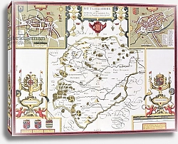 Постер Спид Джон Rutlandshire with Oukham and Stanford, 1611-12