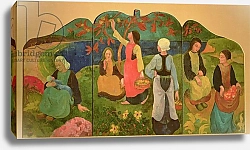 Постер Серюзье Поль The Pont Aven Triptych, 1892-93