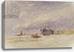 Постер Кокс Давид On the Medway, c.1845-50
