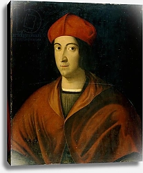 Постер Школа: Итальянская 16в. Portrait of a cardinal