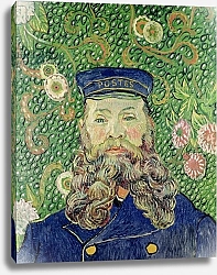 Постер Ван Гог Винсент (Vincent Van Gogh) Portrait of the Postman Joseph Roulin, 1889