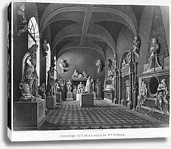 Постер Ваузель Джон First view of the 17th century room, Musee des Monuments Francais, Paris, 1816