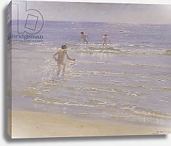 Постер Кройер Севрин Sunshine at Skagen: Boys Swimming, 1892