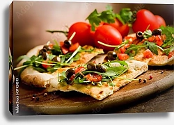 Постер Пицца с овощами