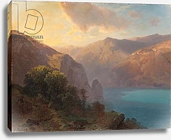 Постер Калам Александр Près de Seelisberg: a view of Lac de Lucerne seen from the Seelisberg, Switzerland, 1862