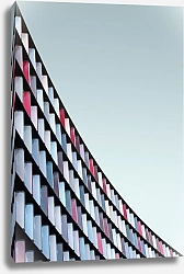 Постер Красочное стеклянное здание, Лондон, Великобритания