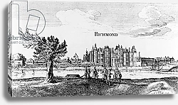 Постер Школа: Английская, 17в. Richmond Palace, engraved by Michiel van der Gucht