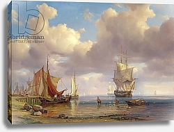 Постер Воллмер Адольф Calm Sea, 1836
