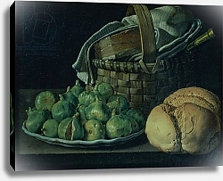 Постер Мелендес Луис Still Life With Figs, 1746