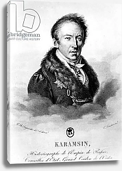 Постер Portrait of Nikolai Mikhailovich Karamzin