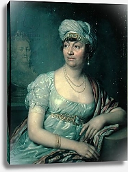 Постер Боровиковский Владимир Portrait of Germaine de Stael, 1812