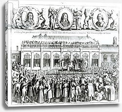 Постер Школа: Немецкая 17в Execution of Charles I at Whitehall