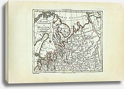 Постер Карта Россия в Европе, 1841г. 1