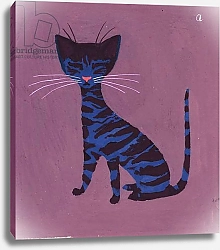 Постер Адамсон Джордж (совр) The Blue Cat, 1970s