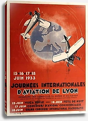 Постер Салард А. Journées internationales aviation de Lyon