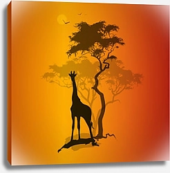 Постер Жираф