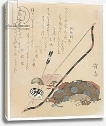 Постер Кэйсай Эйсэн Three Luminaries, Edo period, early or mid 1820s