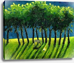 Постер Садбери Джиджи (совр) Zebra Trees, 2005,