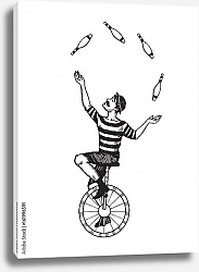 Постер Цирковой жонглер