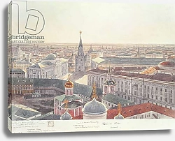 Постер Гадоле (Москва) Panorama of Moscow, depicting the former Senate Palace, Wosnesenskoy Monastery and the former Arsenal, 1819
