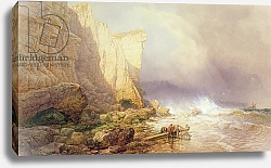 Постер Могфорд Джон Stormy Weather, Clearing Seaton Cliffs, South Devon, 19th century
