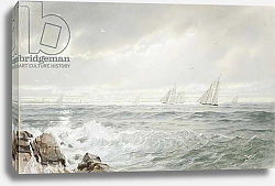 Постер Ричардс Уильям Yachts Off Newport, 1877