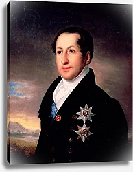 Постер Тропинин Василий Portrait of Prince Sergej Golitsyn, post 1828