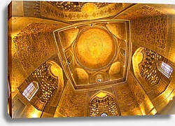 Постер Купол мечети, восточные украшения Бухары, Узбекистан